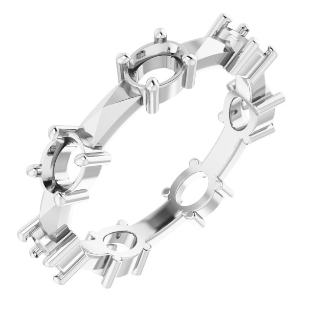 Geometric Eternity Band