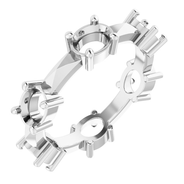 Geometric Eternity Band