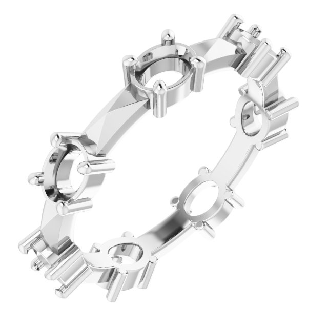 Geometric Eternity Band