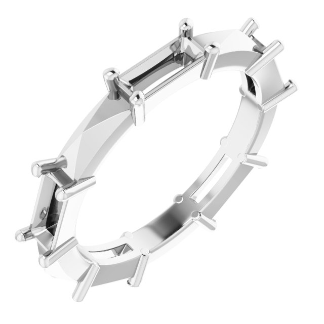 Geometric Eternity Band
