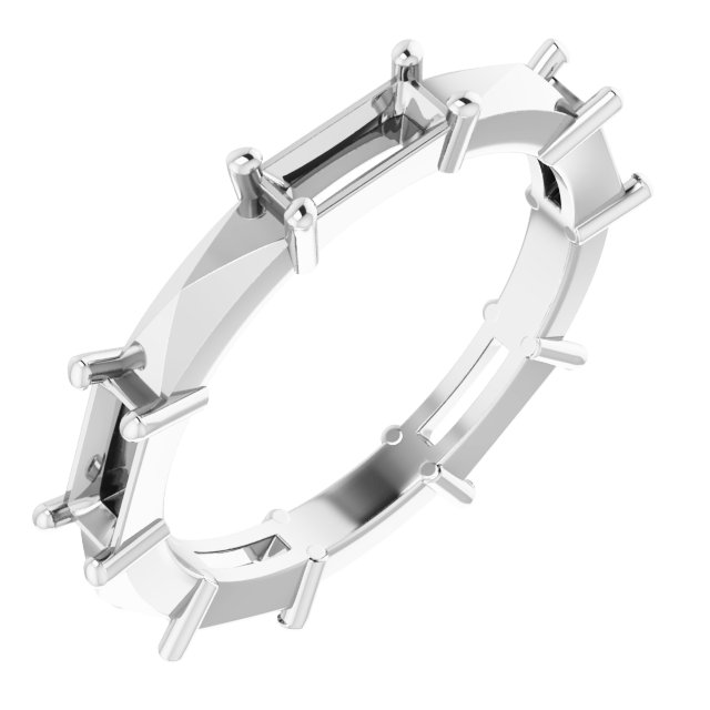 Geometric Eternity Band