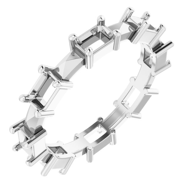 Geometric Eternity Band