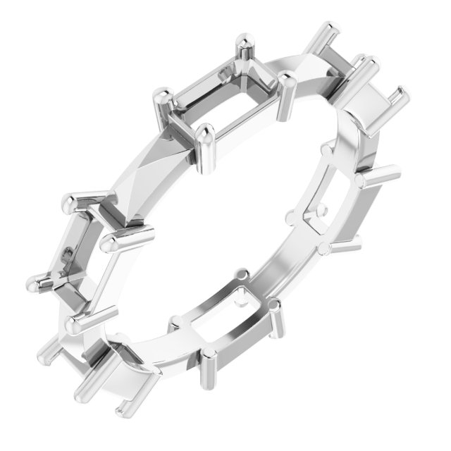 Geometric Eternity Band
