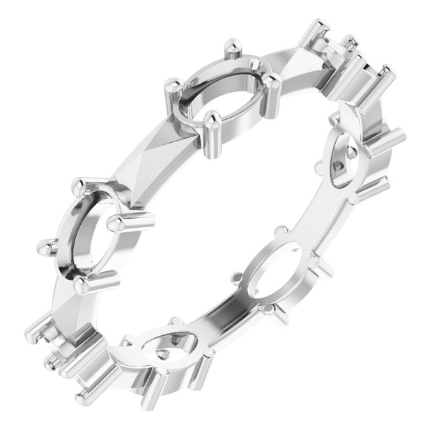 Geometric Eternity Band