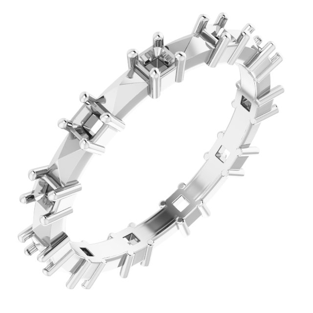 Geometric Eternity Band