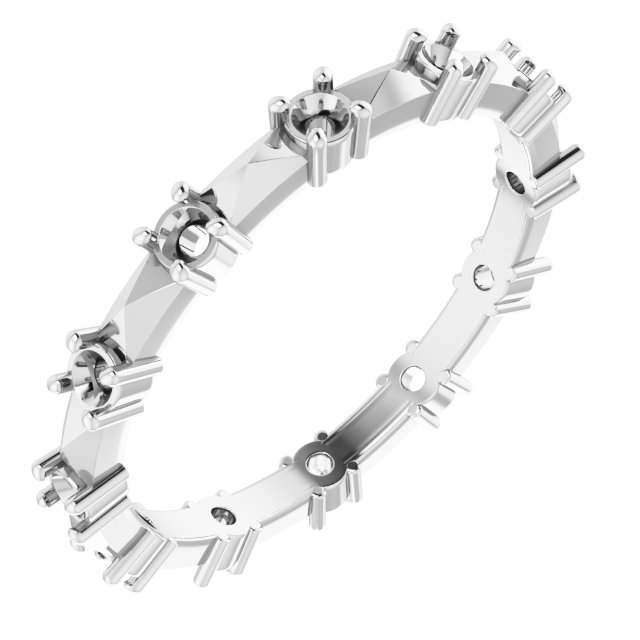 Geometric Eternity Band