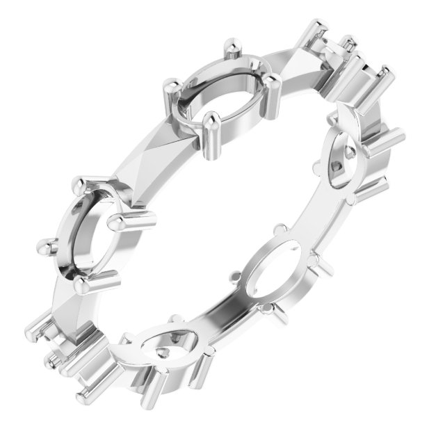 Geometric Eternity Band