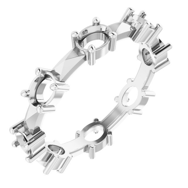 Geometric Eternity Band