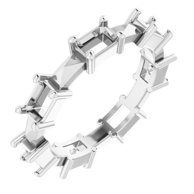 Geometric Eternity Band