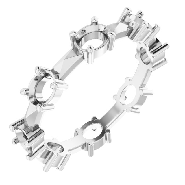 Geometric Eternity Band