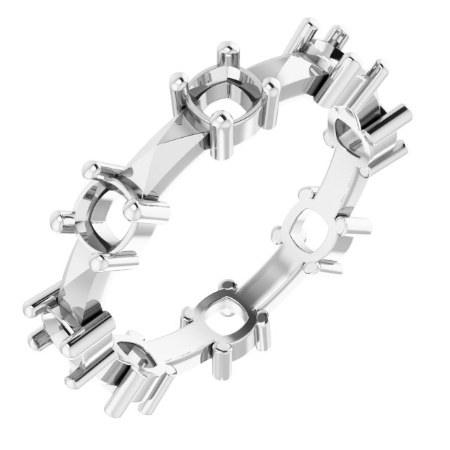 Geometric Eternity Band