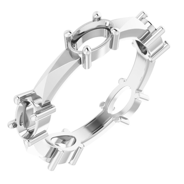Geometric Eternity Band
