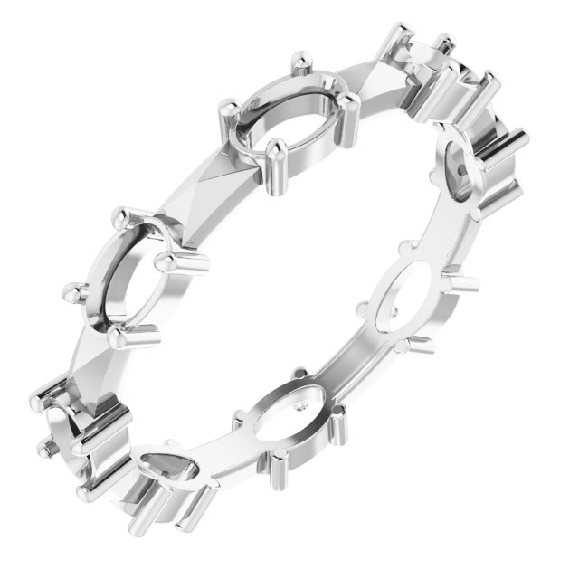 Geometric Eternity Band
