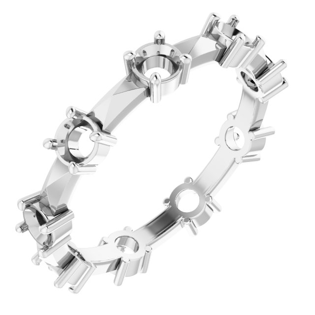 Geometric Eternity Band