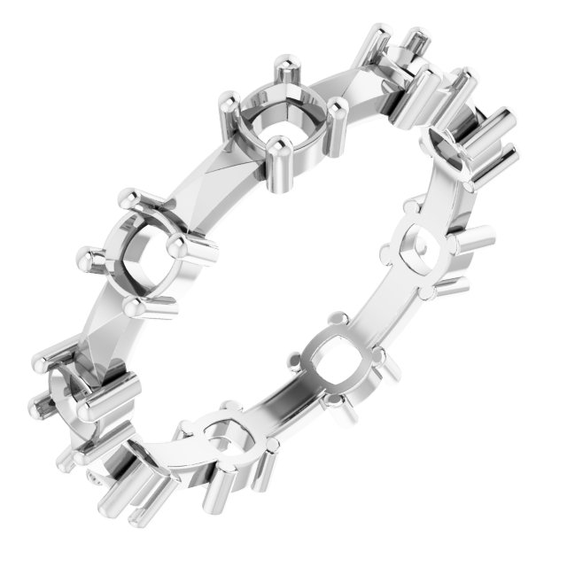 Geometric Eternity Band