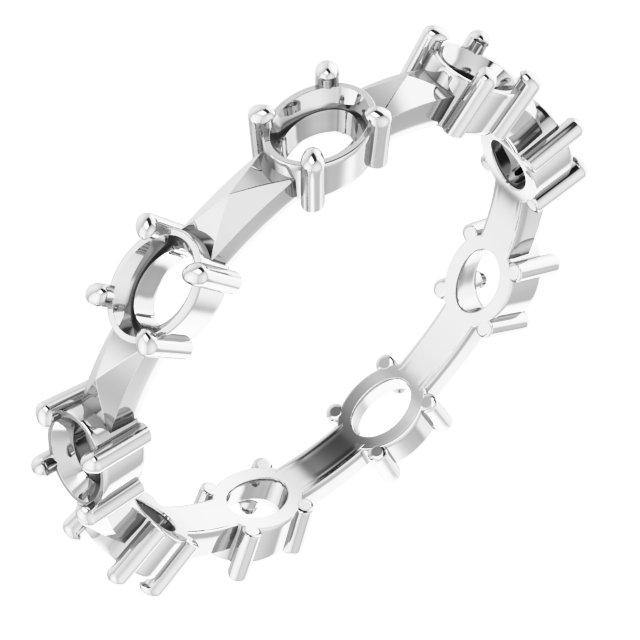 Geometric Eternity Band