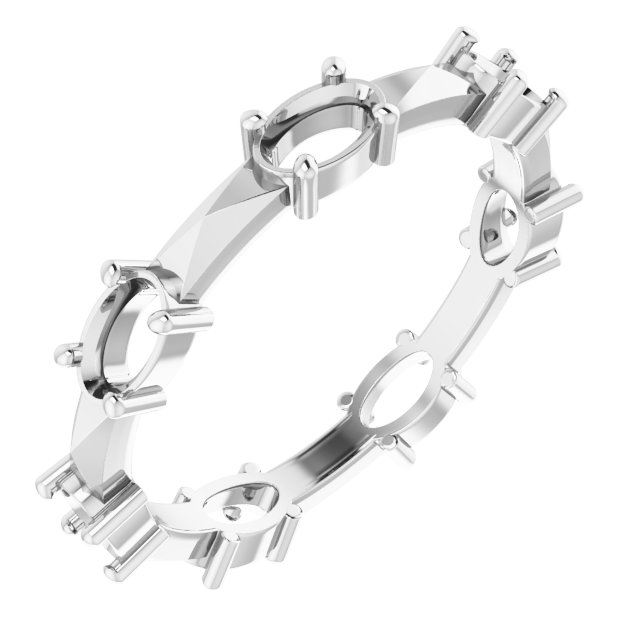 Geometric Eternity Band