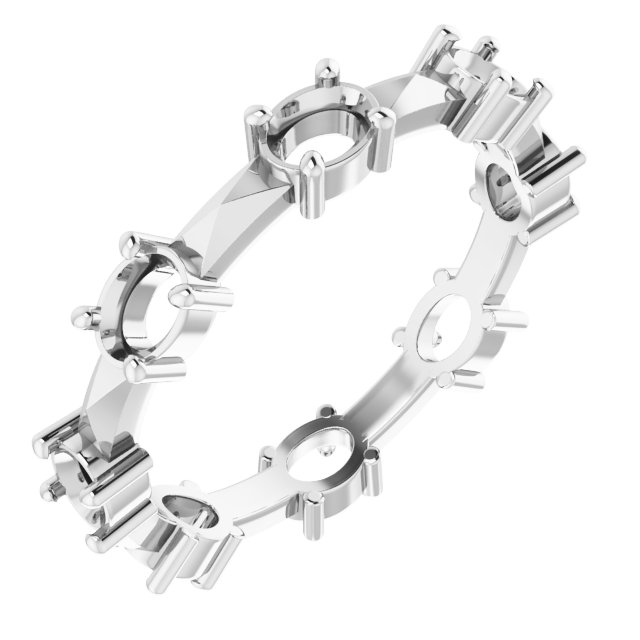 Geometric Eternity Band