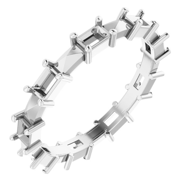 Geometric Eternity Band