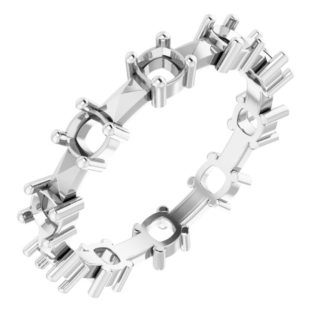 Geometric Eternity Band