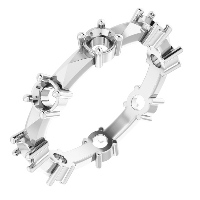 Geometric Eternity Band