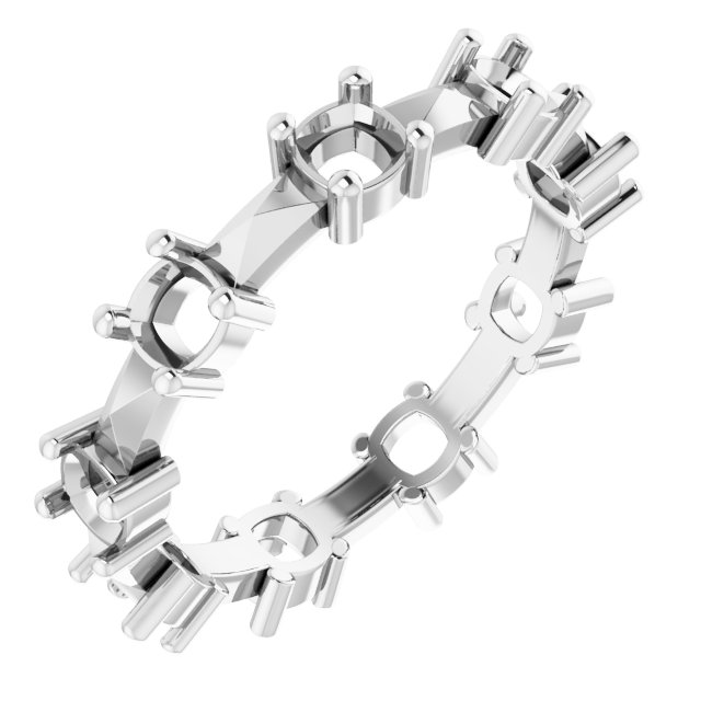 Geometric Eternity Band