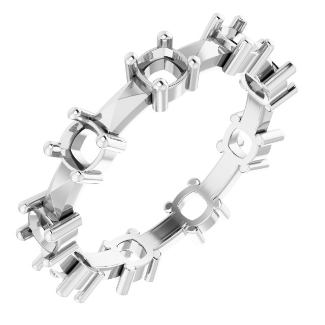Geometric Eternity Band