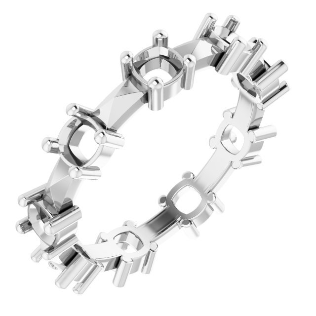 Geometric Eternity Band