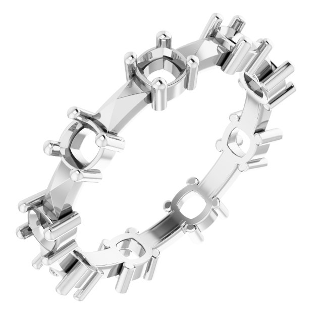 Geometric Eternity Band
