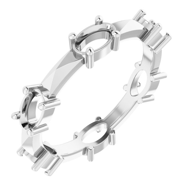 Geometric Eternity Band