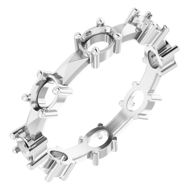 Geometric Eternity Band