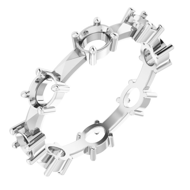 Geometric Eternity Band