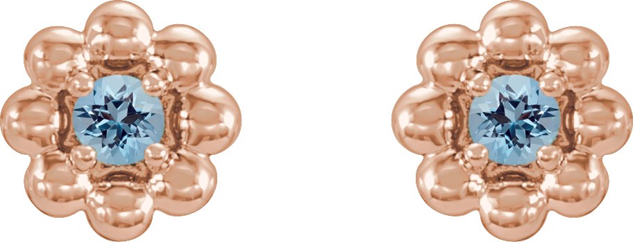 Alternative view of Petite Flower Earrings