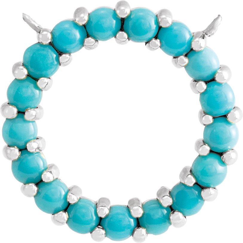 Cabochon Circle Necklace or Center