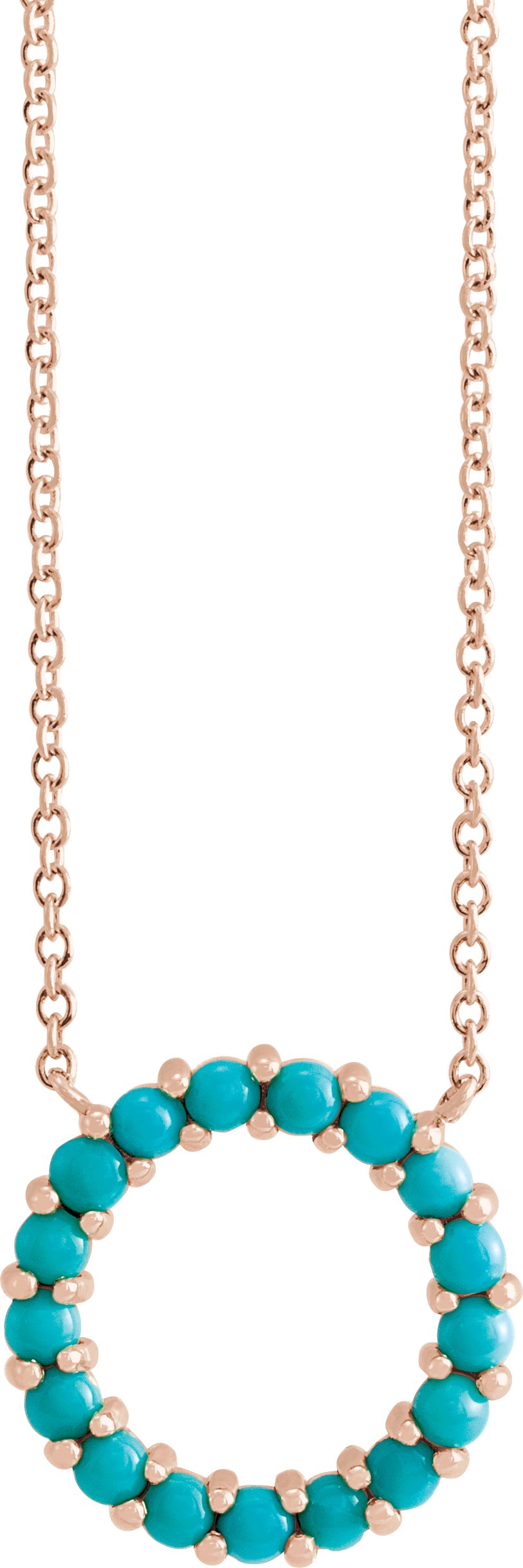 Cabochon Circle Necklace or Center