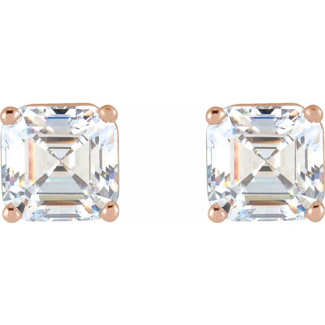 14K Rose 1/5 CTW Natural Diamond Earrings