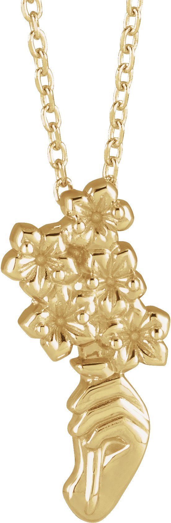 Growing Bouquet Family Necklace or Pendant