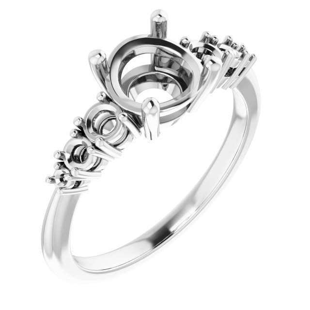 Accented Engagement Ring