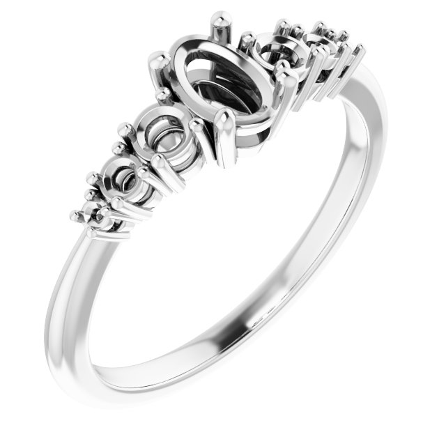 Accented Engagement Ring