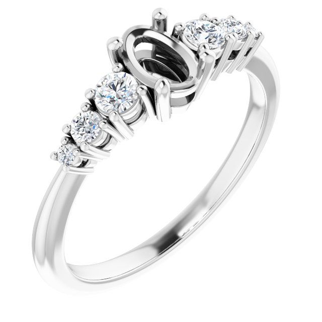 14k White Gold
