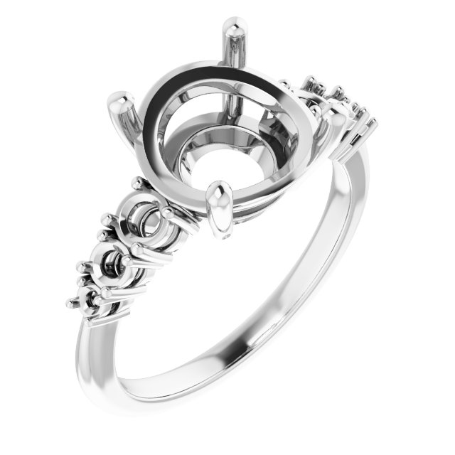 Accented Engagement Ring