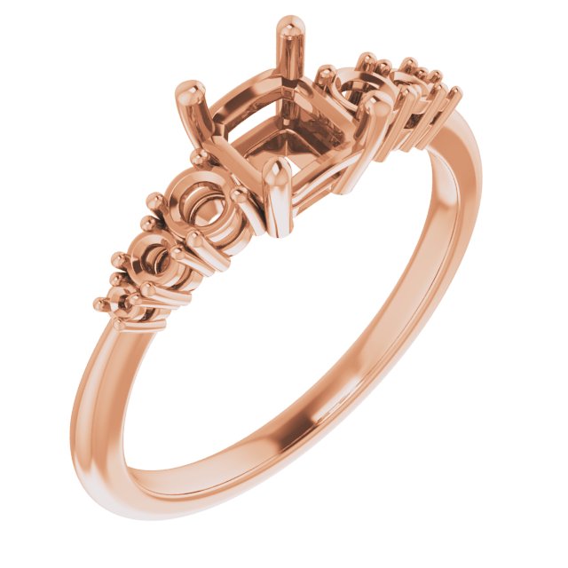 Accented Engagement Ring