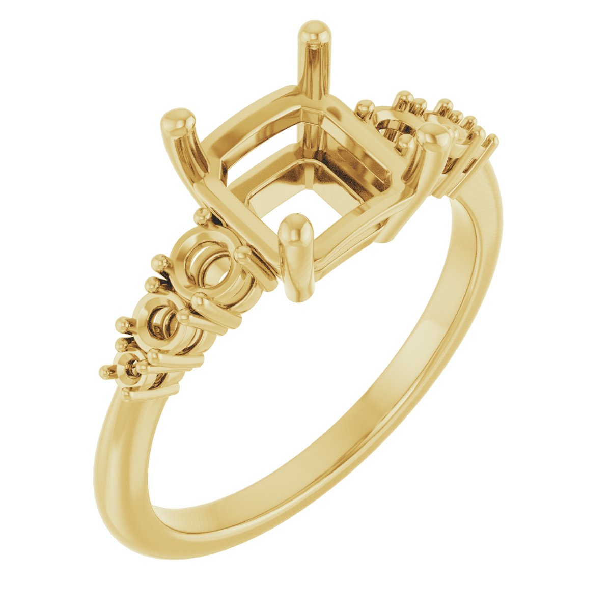 Accented Engagement Ring