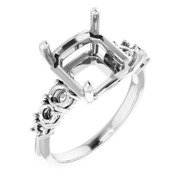 Accented Engagement Ring