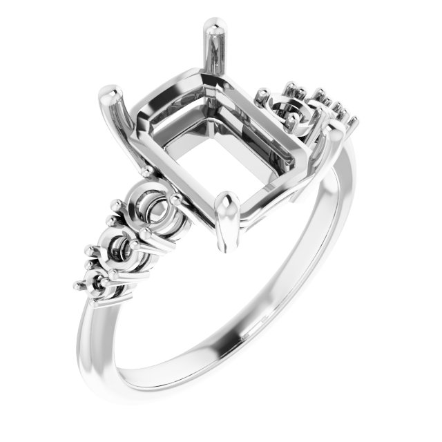 Accented Engagement Ring