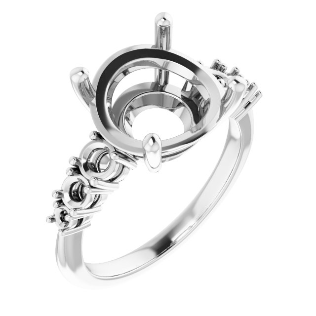 Accented Engagement Ring