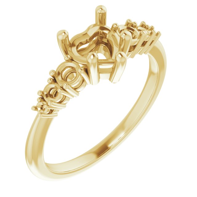 Accented Engagement Ring