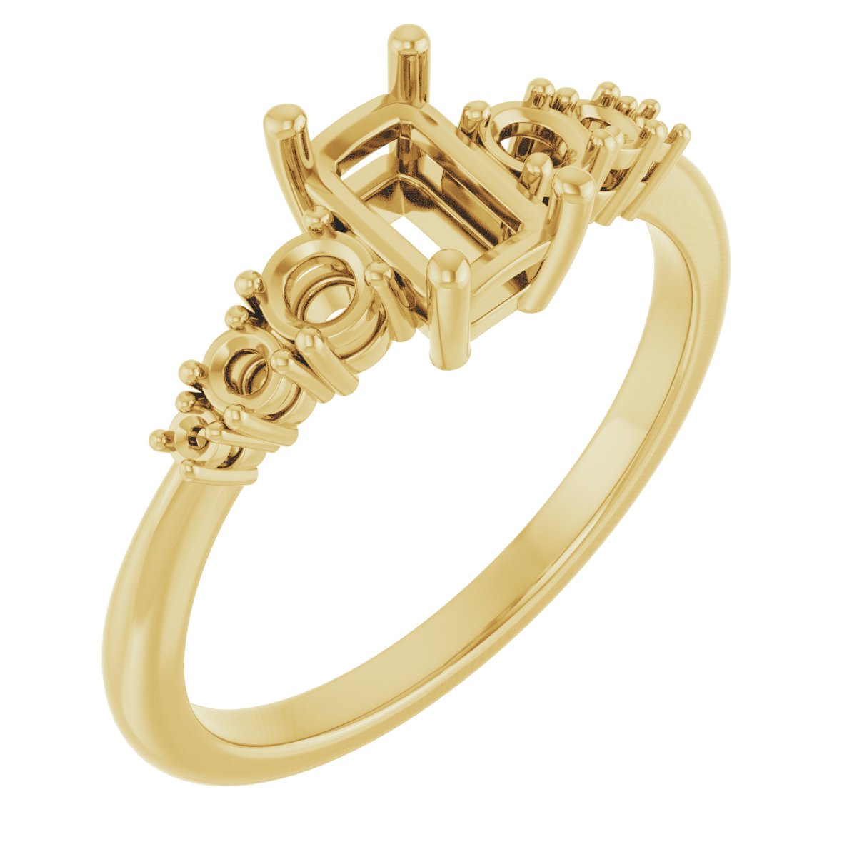 Accented Engagement Ring