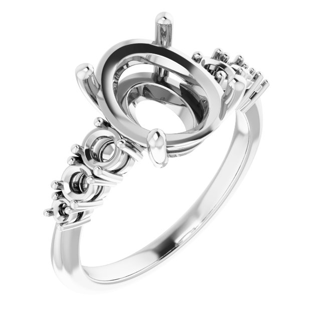 Accented Engagement Ring