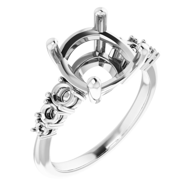Accented Engagement Ring